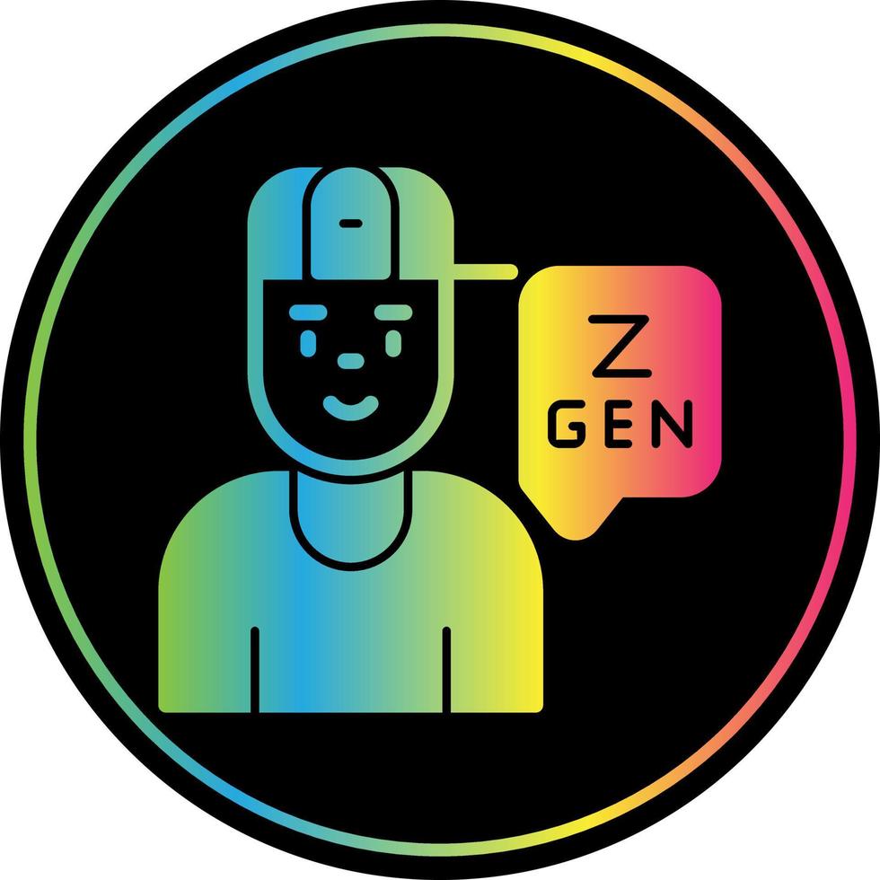 Generation Z Vector Icon Design