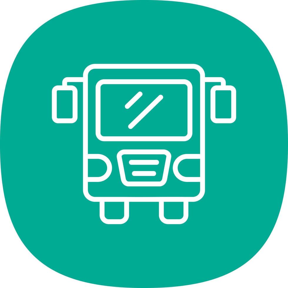 diseño de icono de vector de autobús