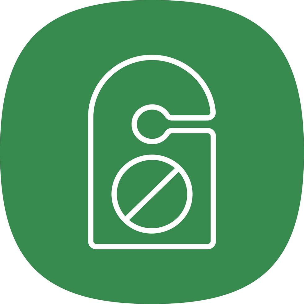 Do Not Disturb Vector Icon Design