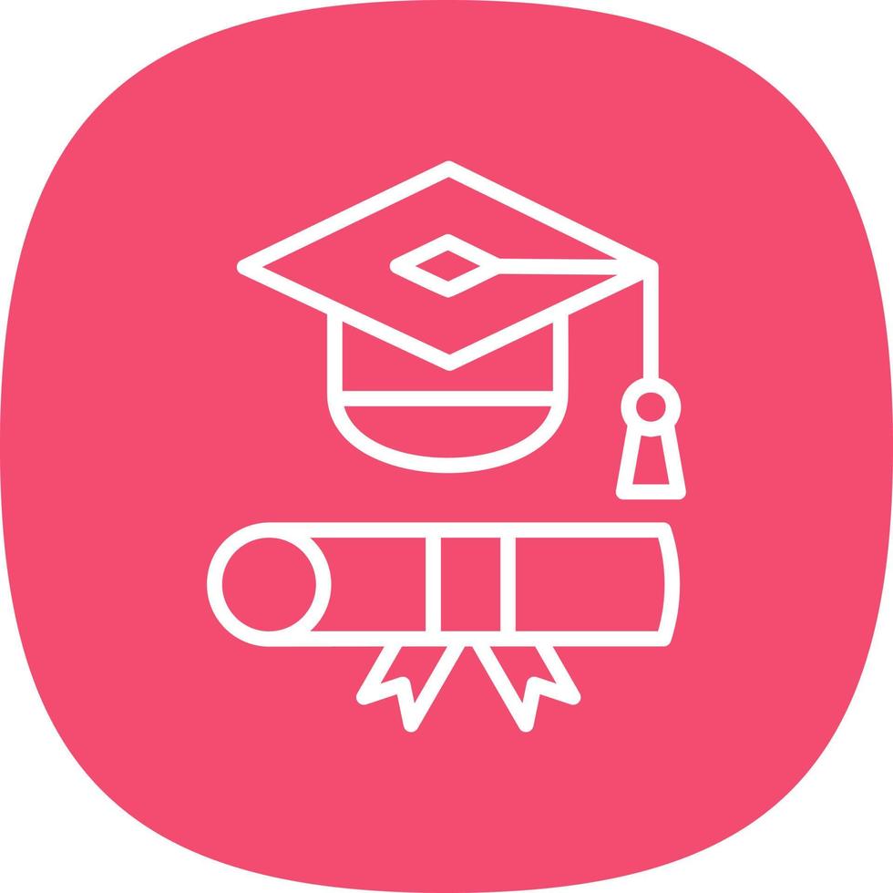 Graduation Toga Vector Icon Design