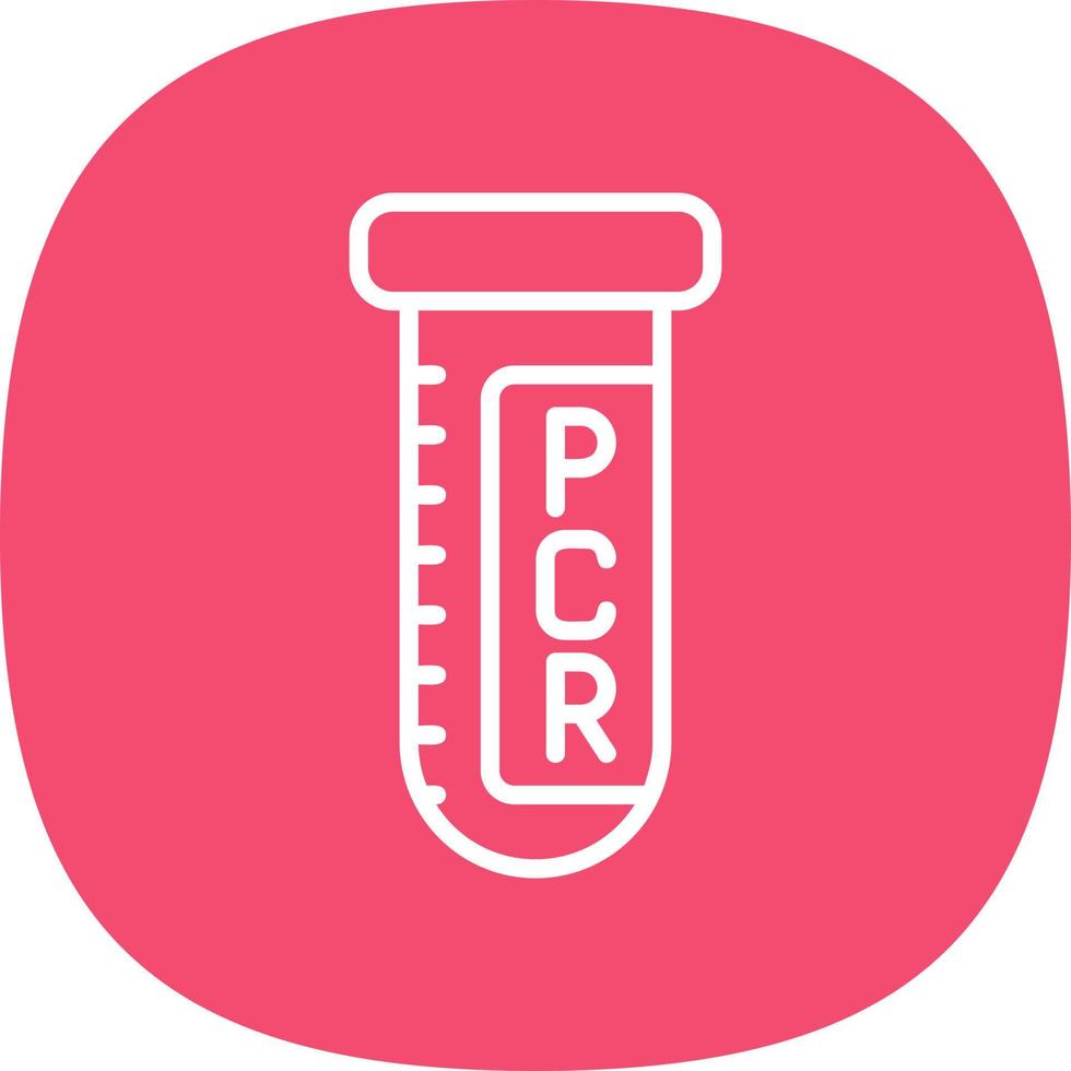 Pcr Test Vector Icon Design