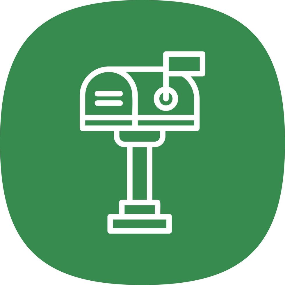 Letter Box Vector Icon Design