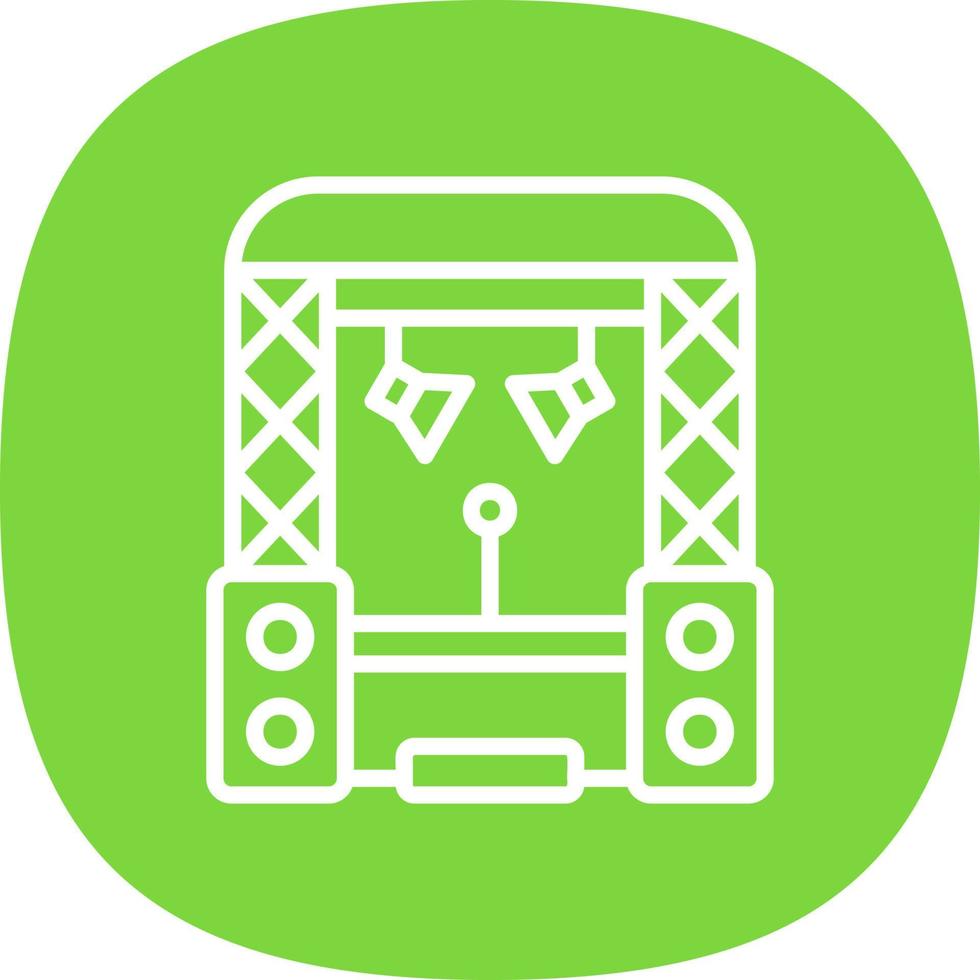 Stage Vector Icon Design