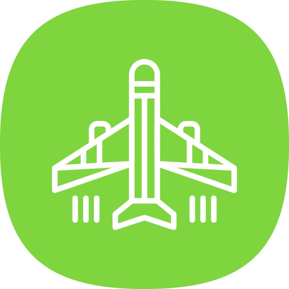 Airplane Vector Icon Design