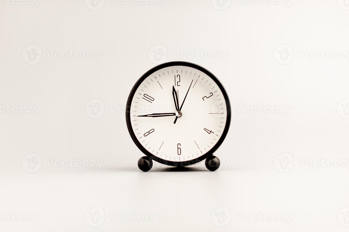 Clock and money, time work concept and money with time value photo