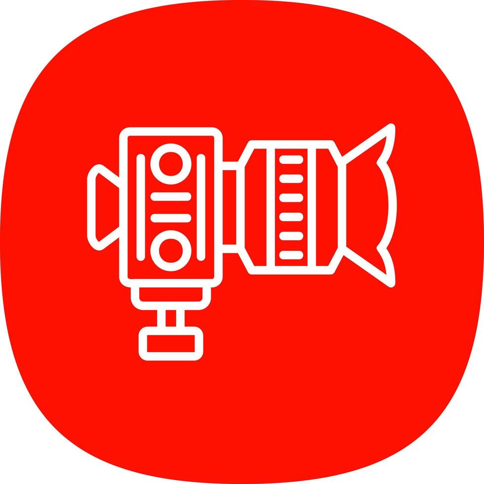 Dslr Camera Vector Icon Design