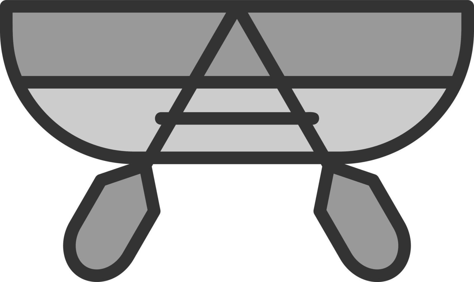 Canoeing Vector Icon Design