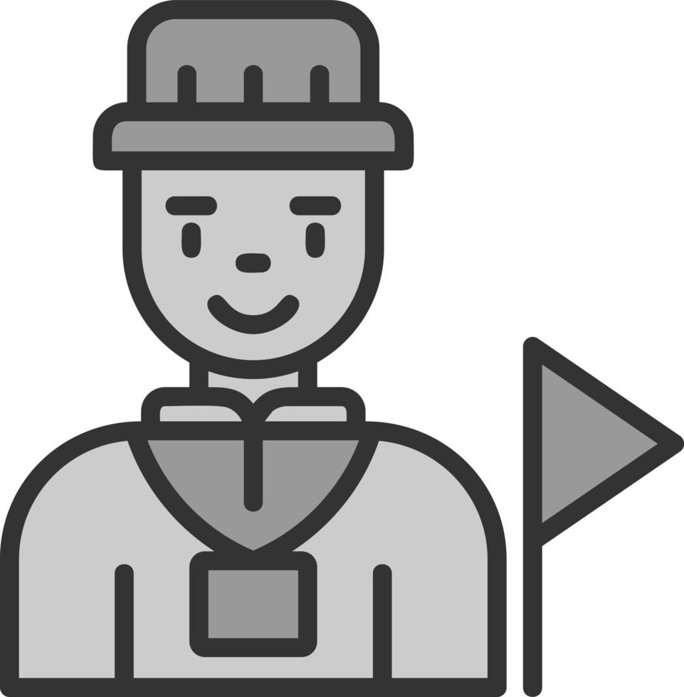 Tour Guide Vector Icon Design