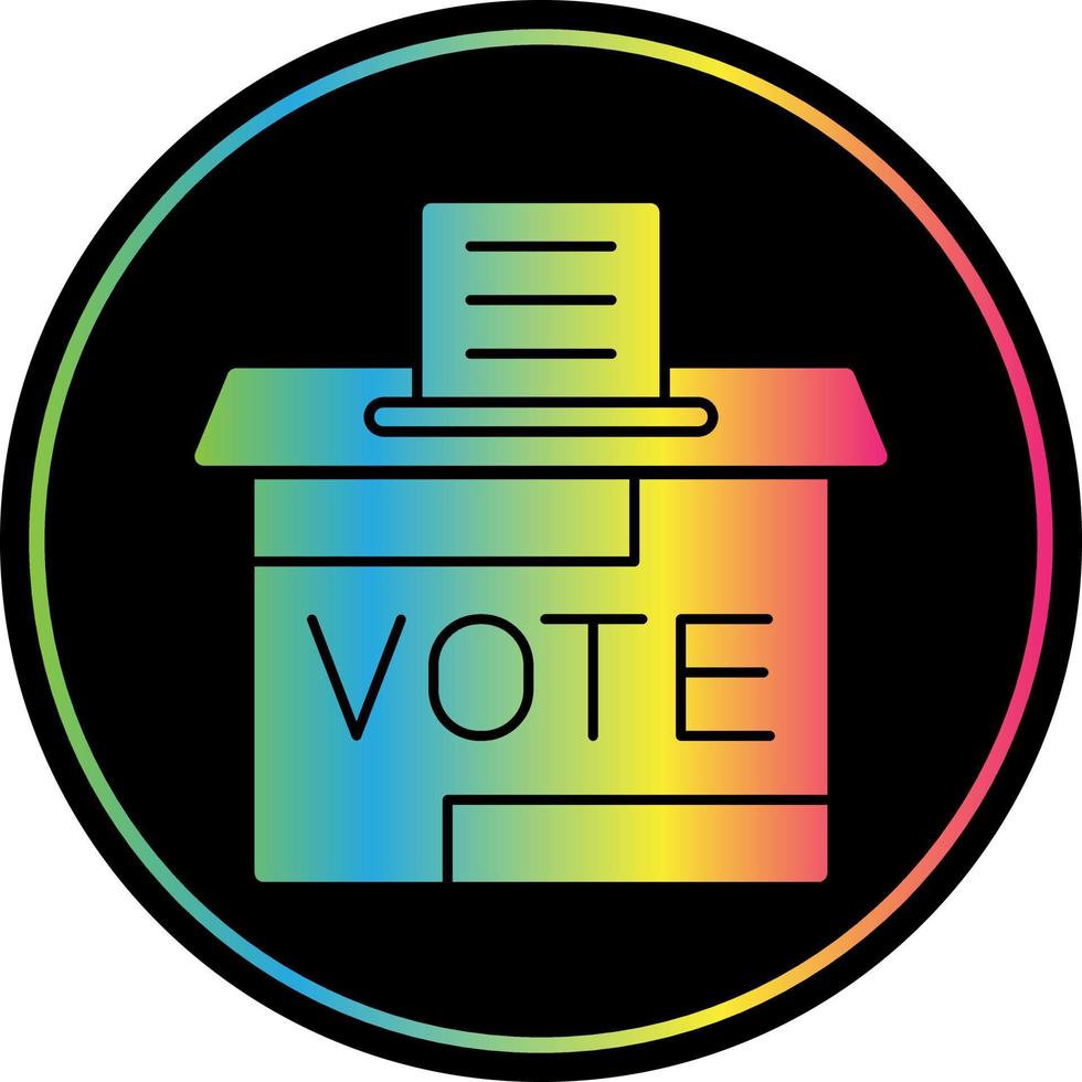 Ballot Vector Icon Design