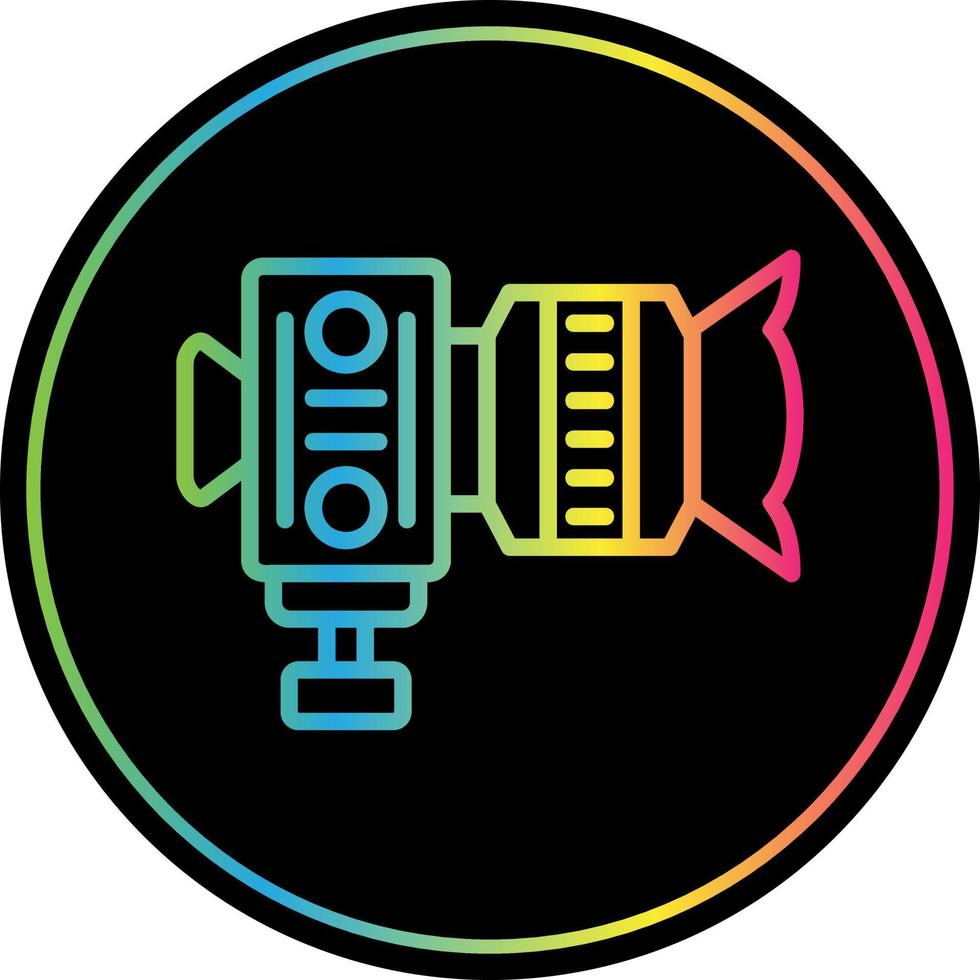 Dslr Camera Vector Icon Design