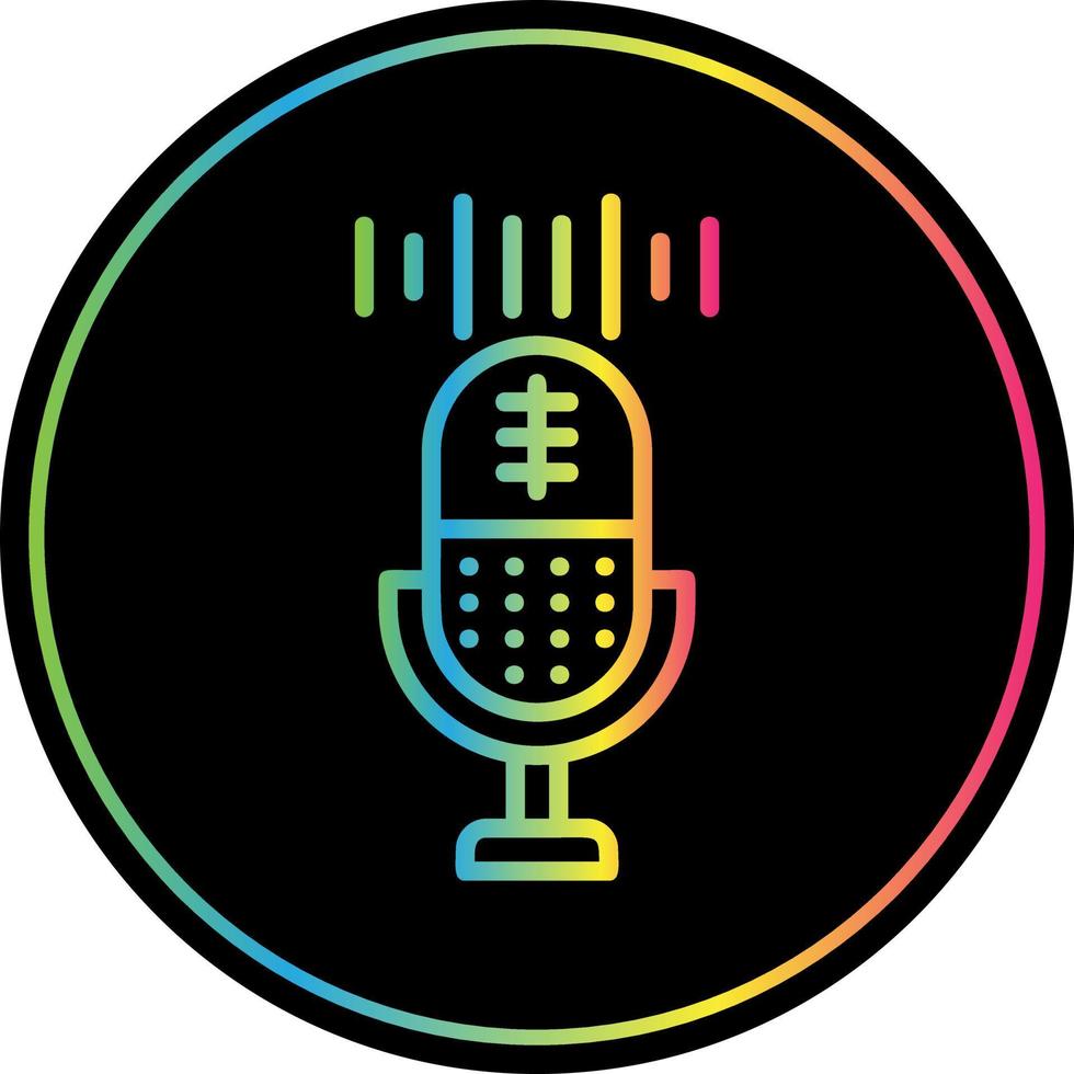 Voice Recording Vector Icon Design