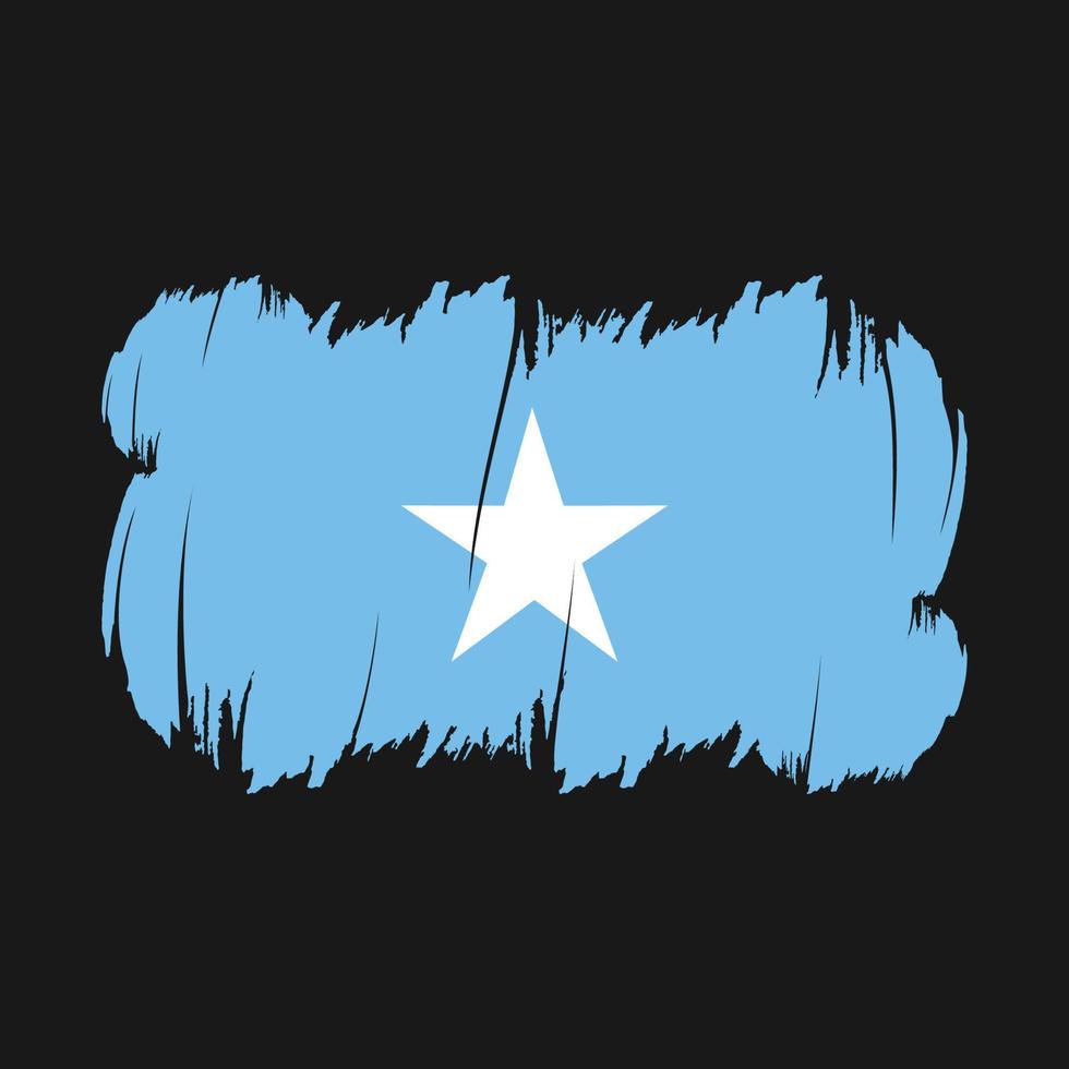 Somalia Flag Brush Vector