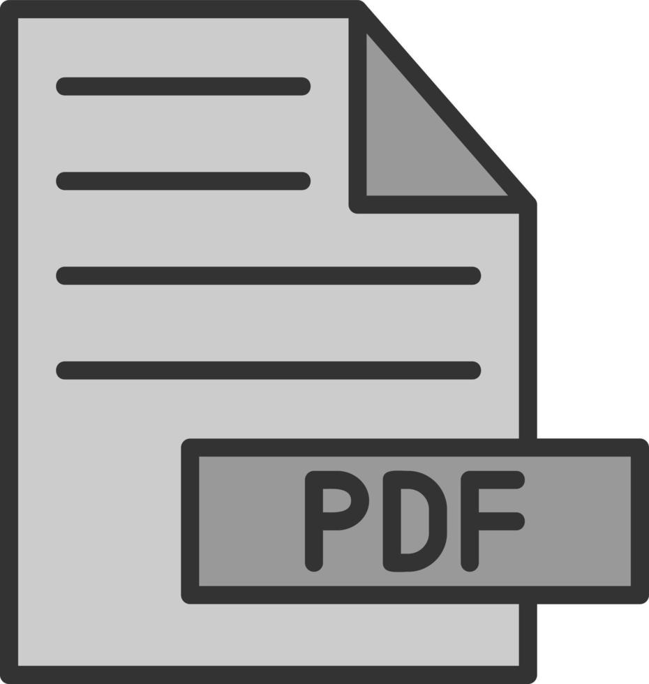 Pdf Vector Icon Design