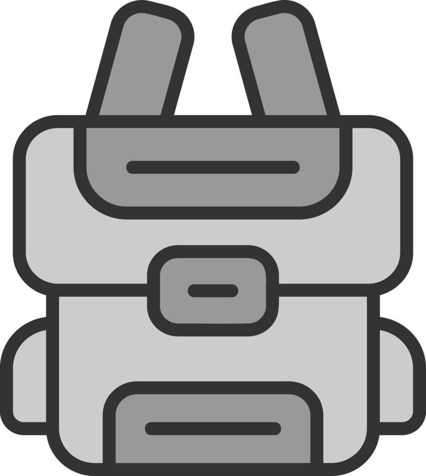 Backpack Vector Icon Design