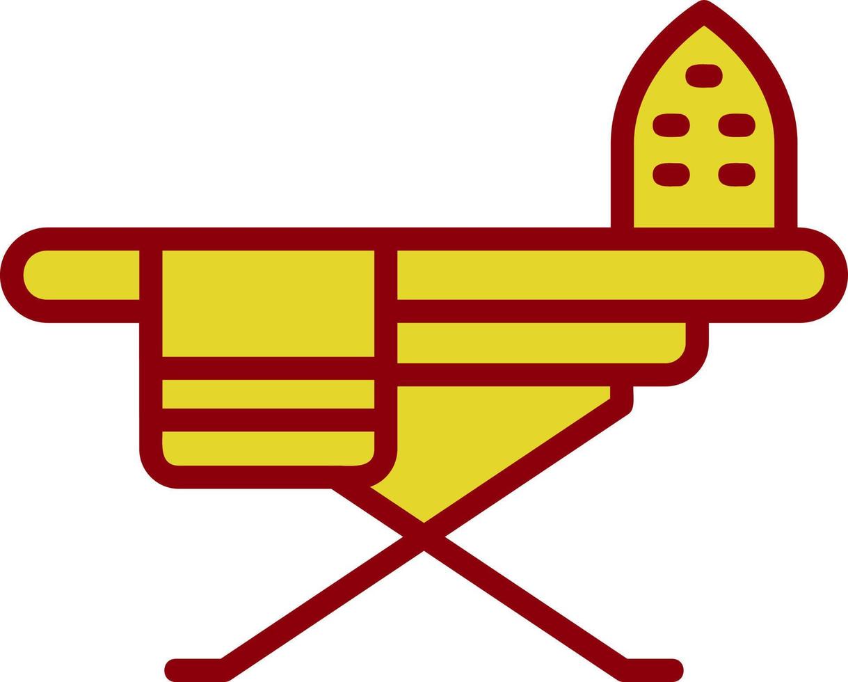 diseño de icono de vector de tabla de planchar