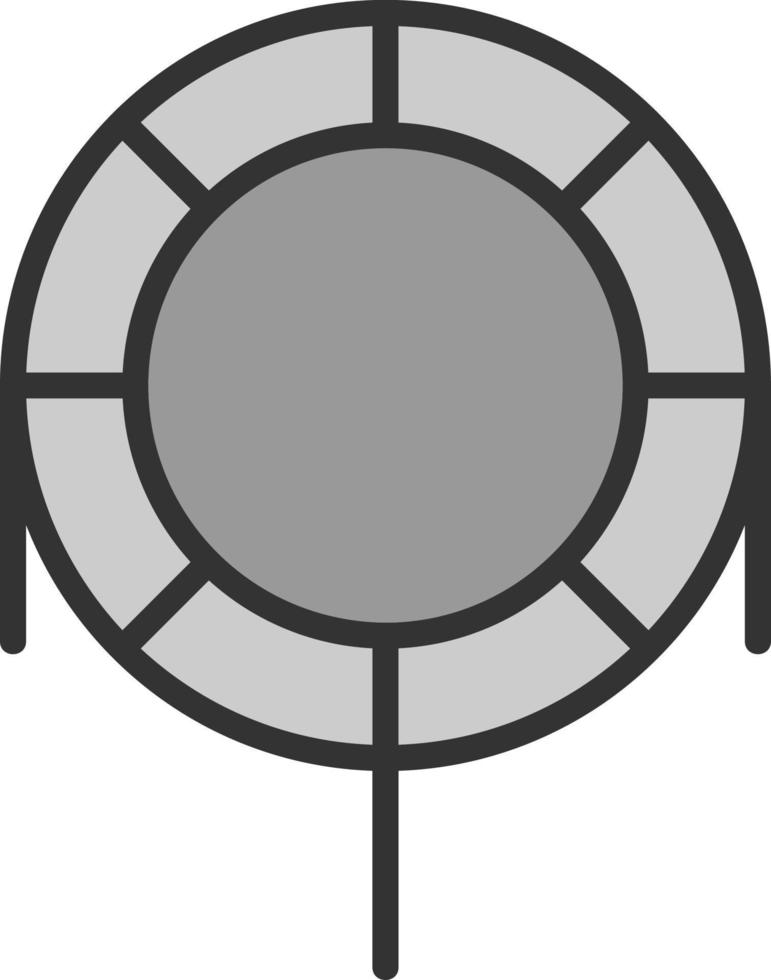 Trampoline Vector Icon Design