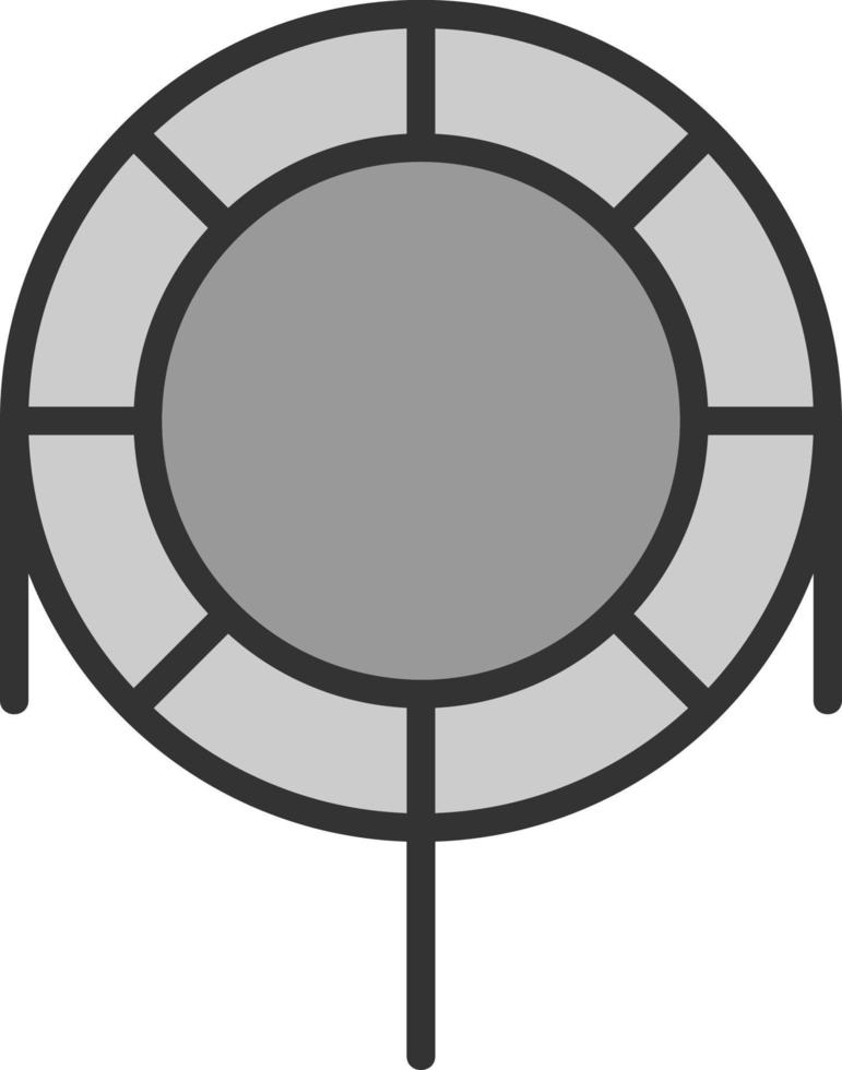 diseño de icono de vector de trampolín