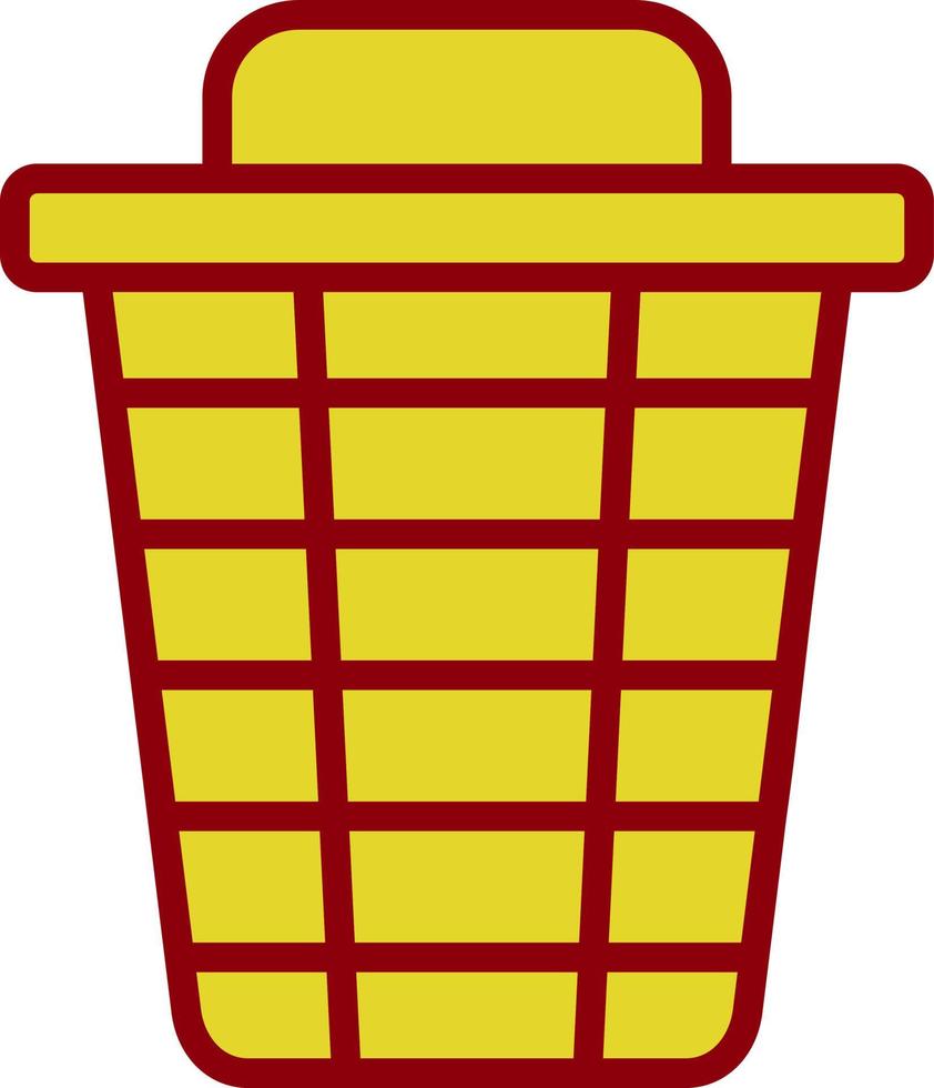 Trash Bin Vector Icon Design