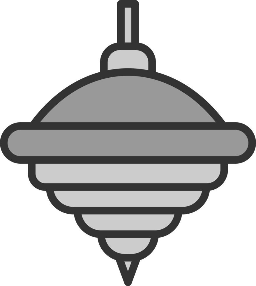 Top Spin Vector Icon Design