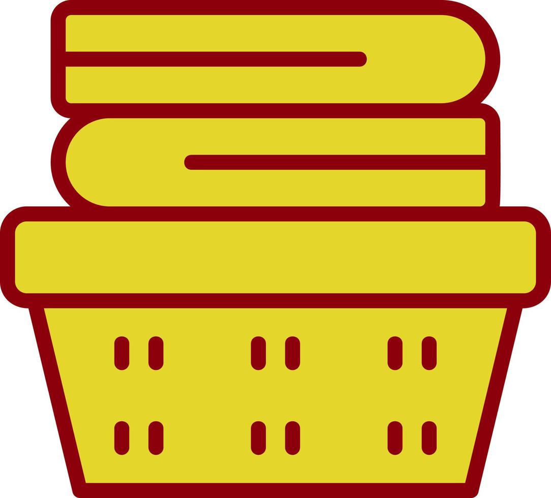 Laundry Basket Vector Icon Design