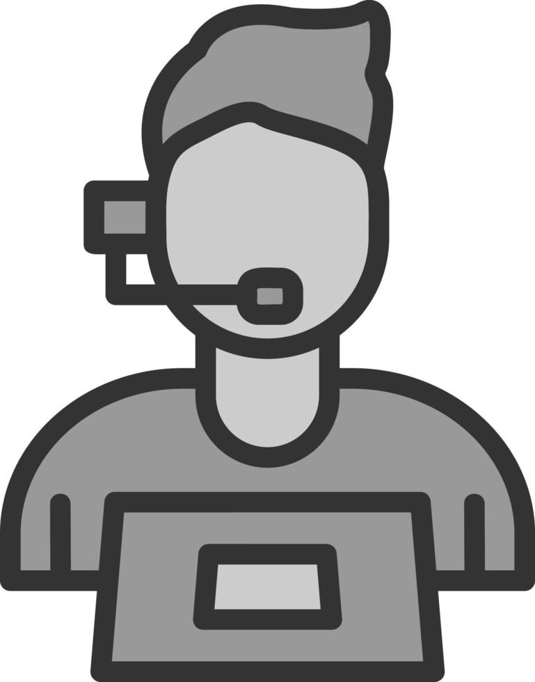 Customer Service Vector Icon Design