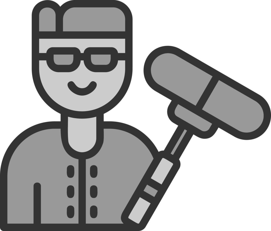Boom Operator Vector Icon Design