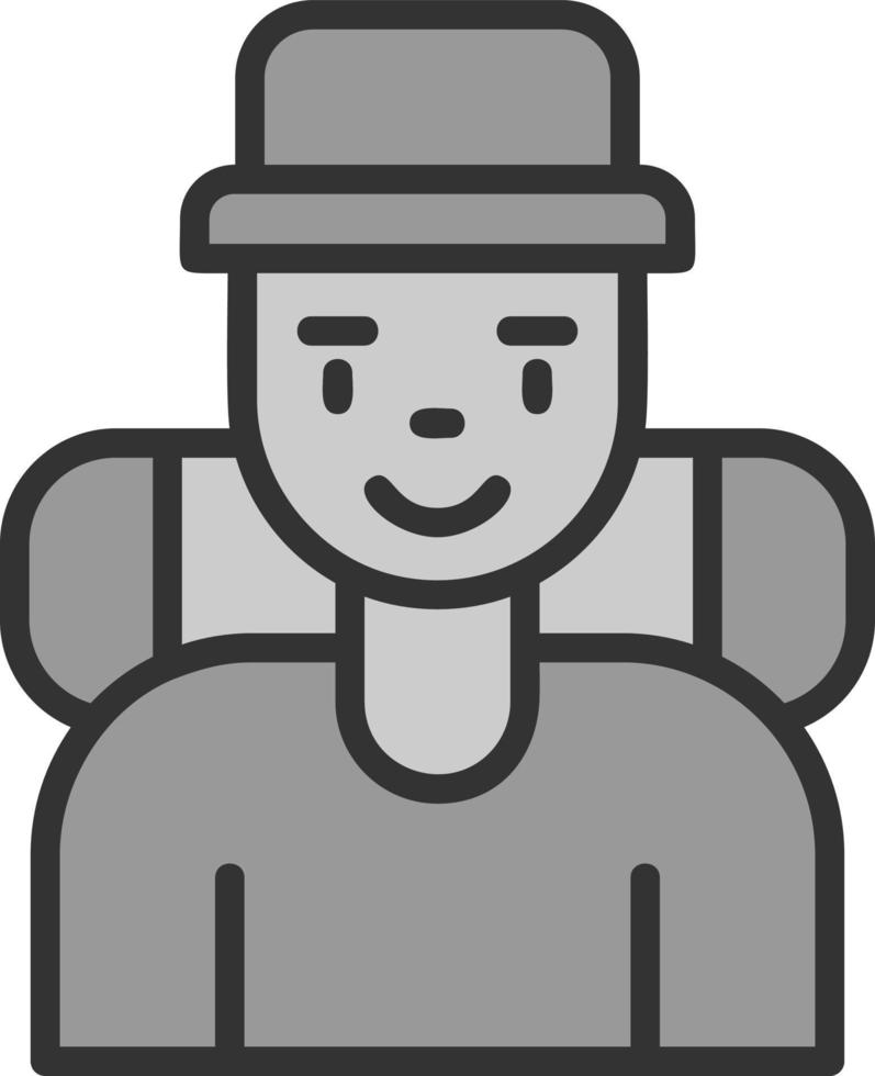 Traveler Vector Icon Design