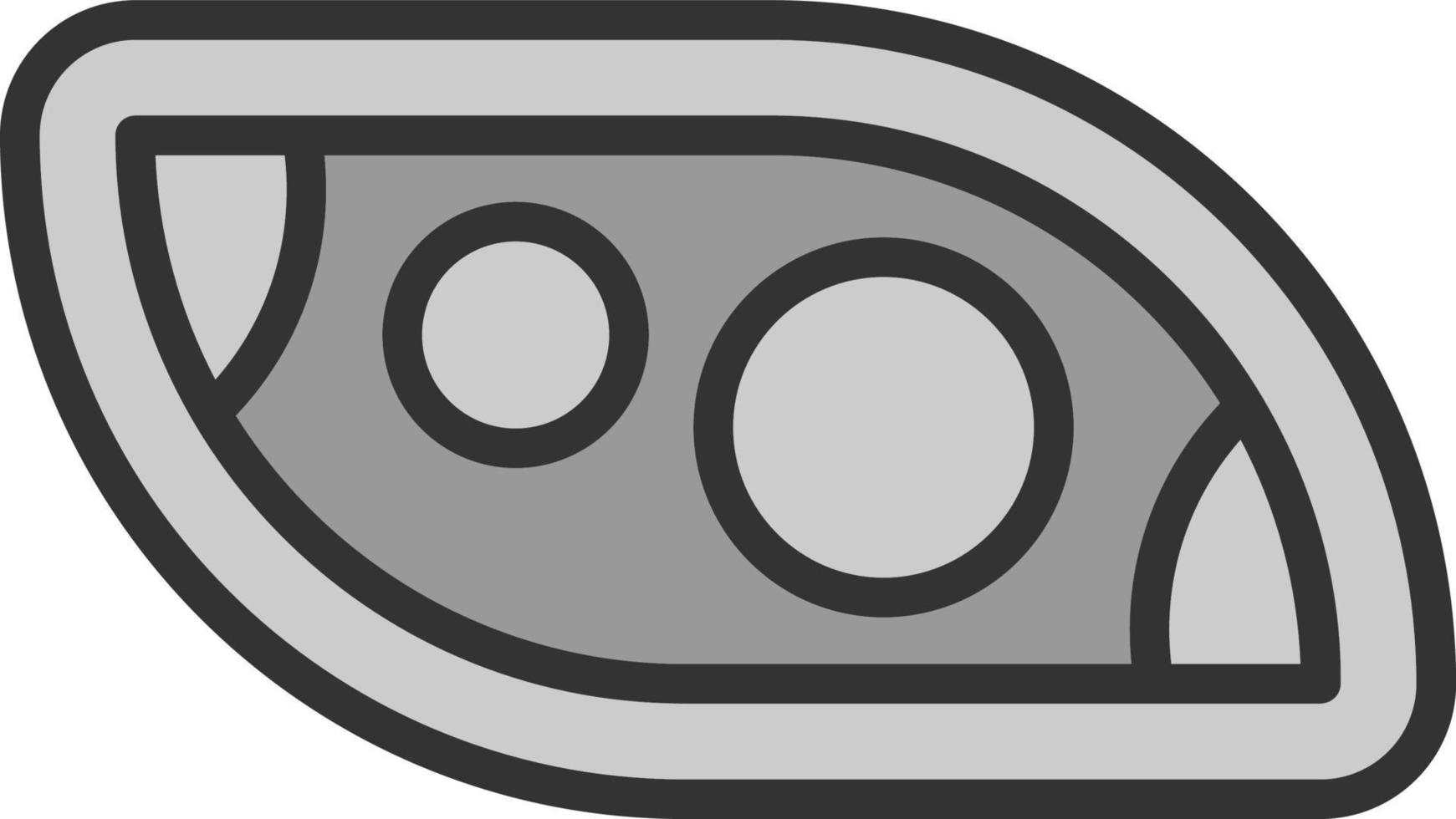 Headlight Vector Icon Design