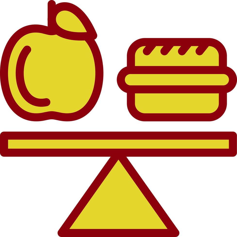 Balanced Diet Vector Icon Design