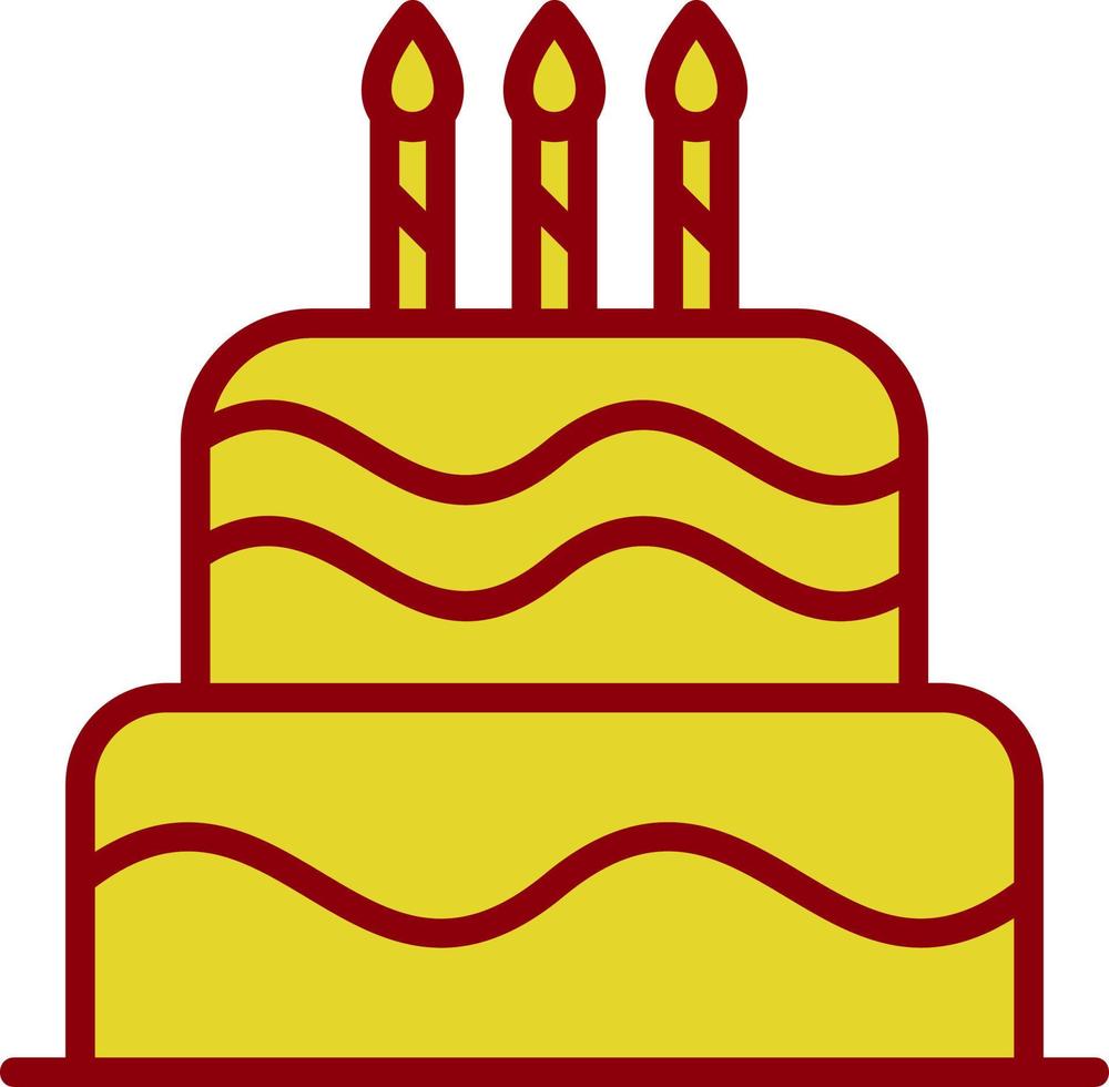 Cake Vector Icon Design