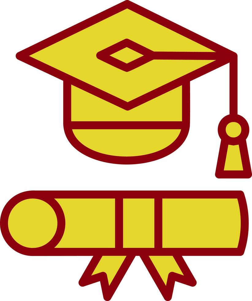 Graduation Toga Vector Icon Design