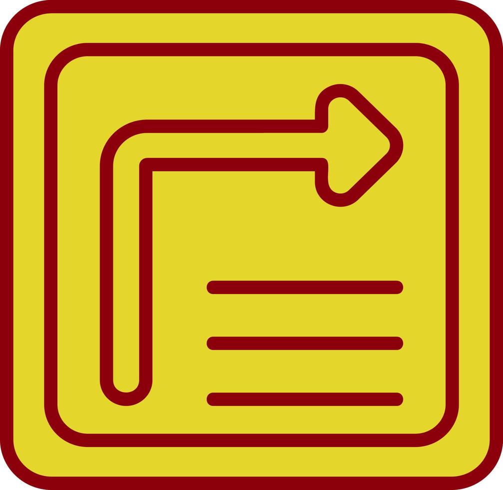 Directional Sign Vector Icon Design