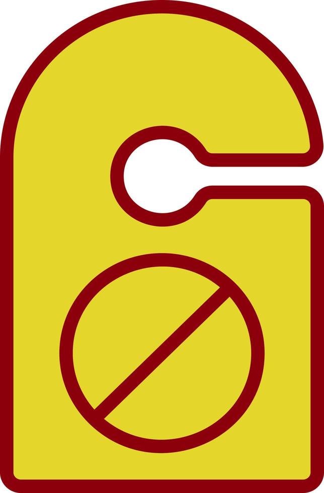 Do Not Disturb Vector Icon Design