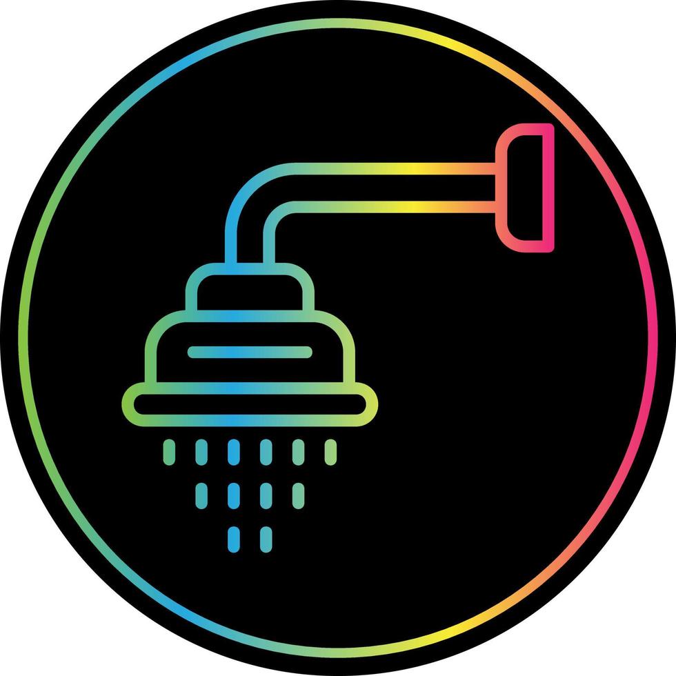 Shower Head Vector Icon Design