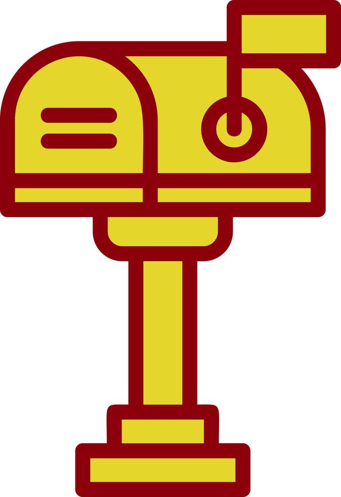 Letter Box Vector Icon Design