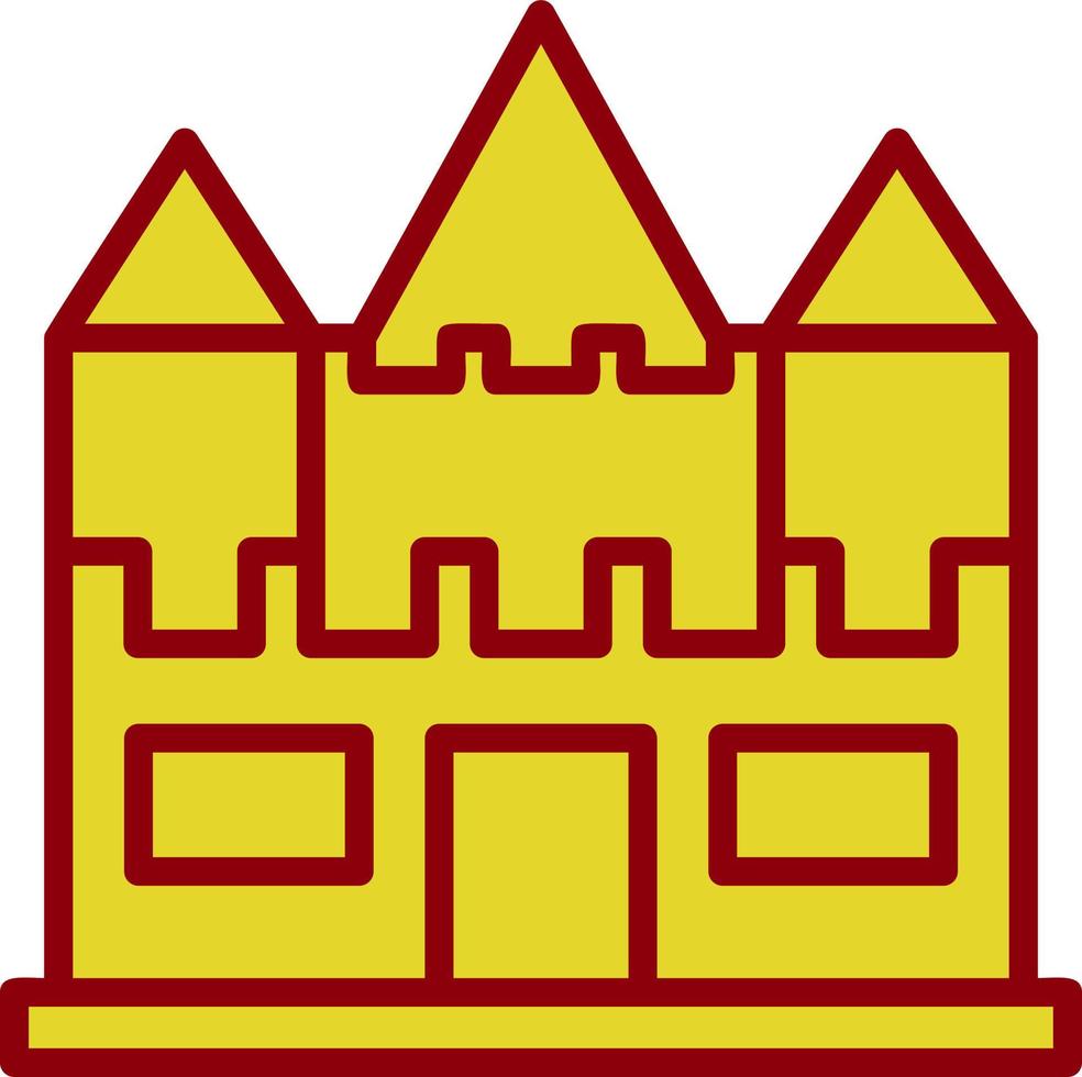 Castle Vector Icon Design
