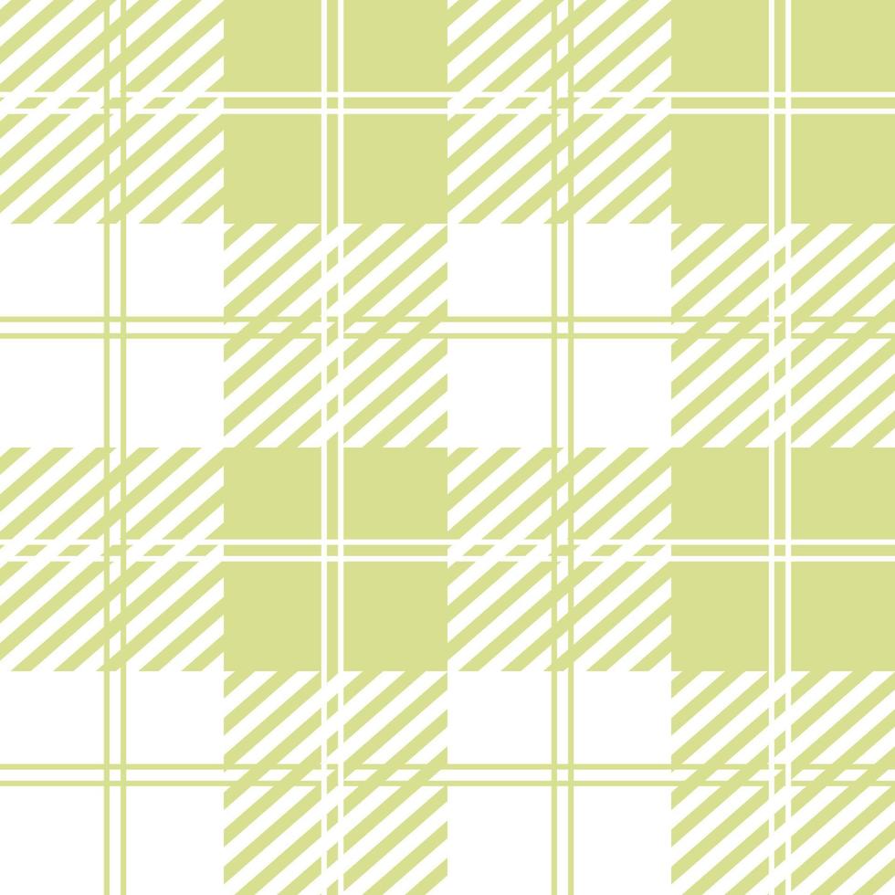 Bright lime color plaid seamless pattern. vector