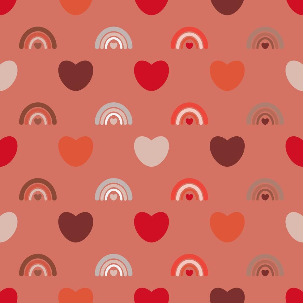 Valentine's Day Patterns Cliparts. vector illustration