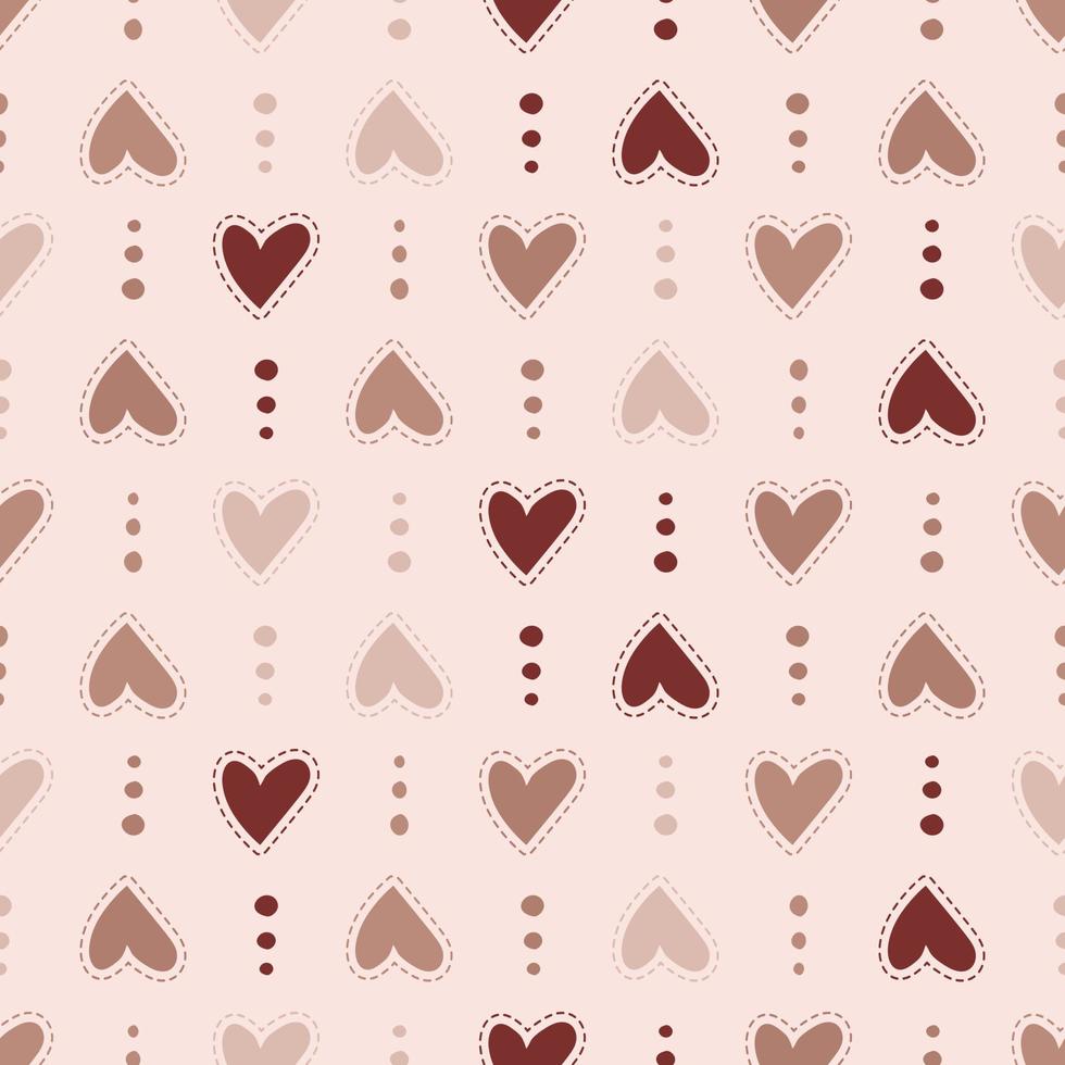Valentine's Day Patterns Cliparts. vector illustration