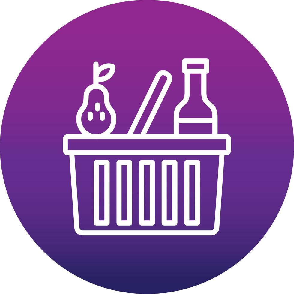 Groceries Vector Icon