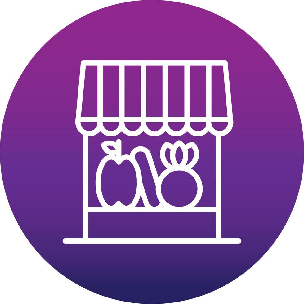 Grocery Shop Vector Icon