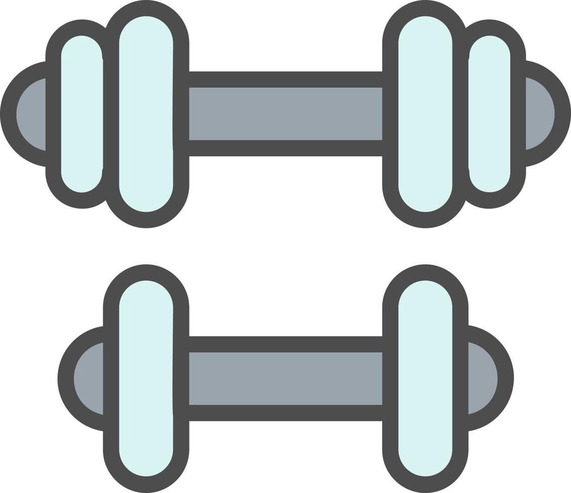 Dumbell Vector Icon