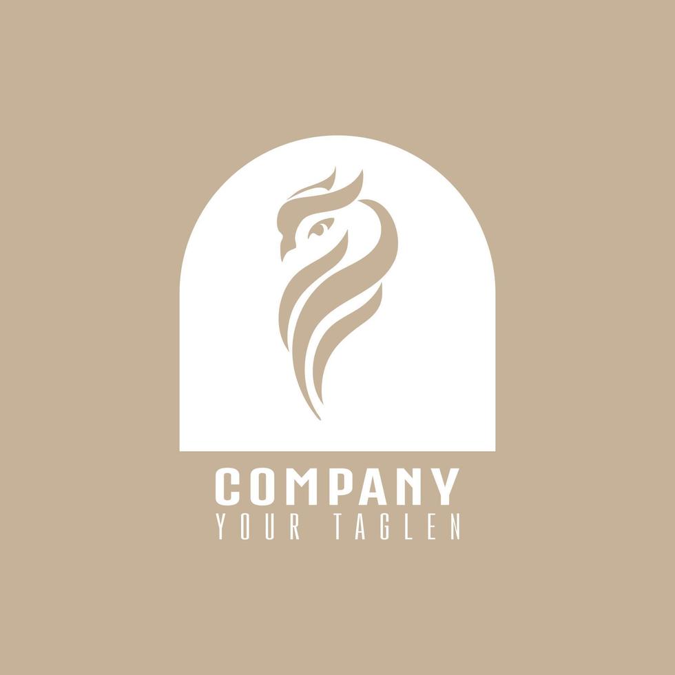 Simple and Modern owl logo for company, business, community, team etc. vector