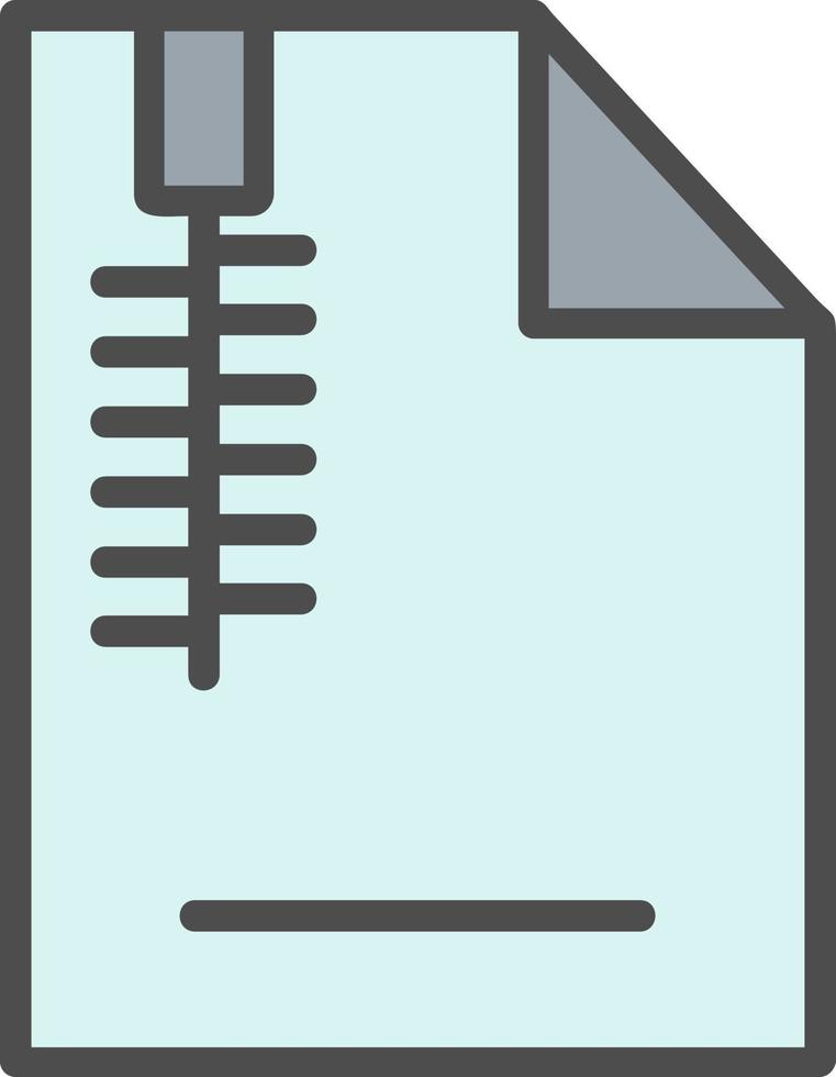 icono de vector de archivo zip