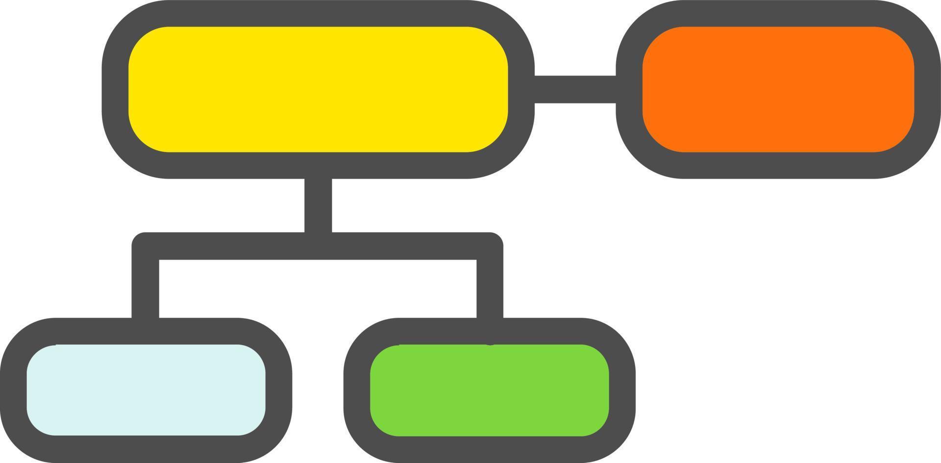 Organization Chart Vector Icon