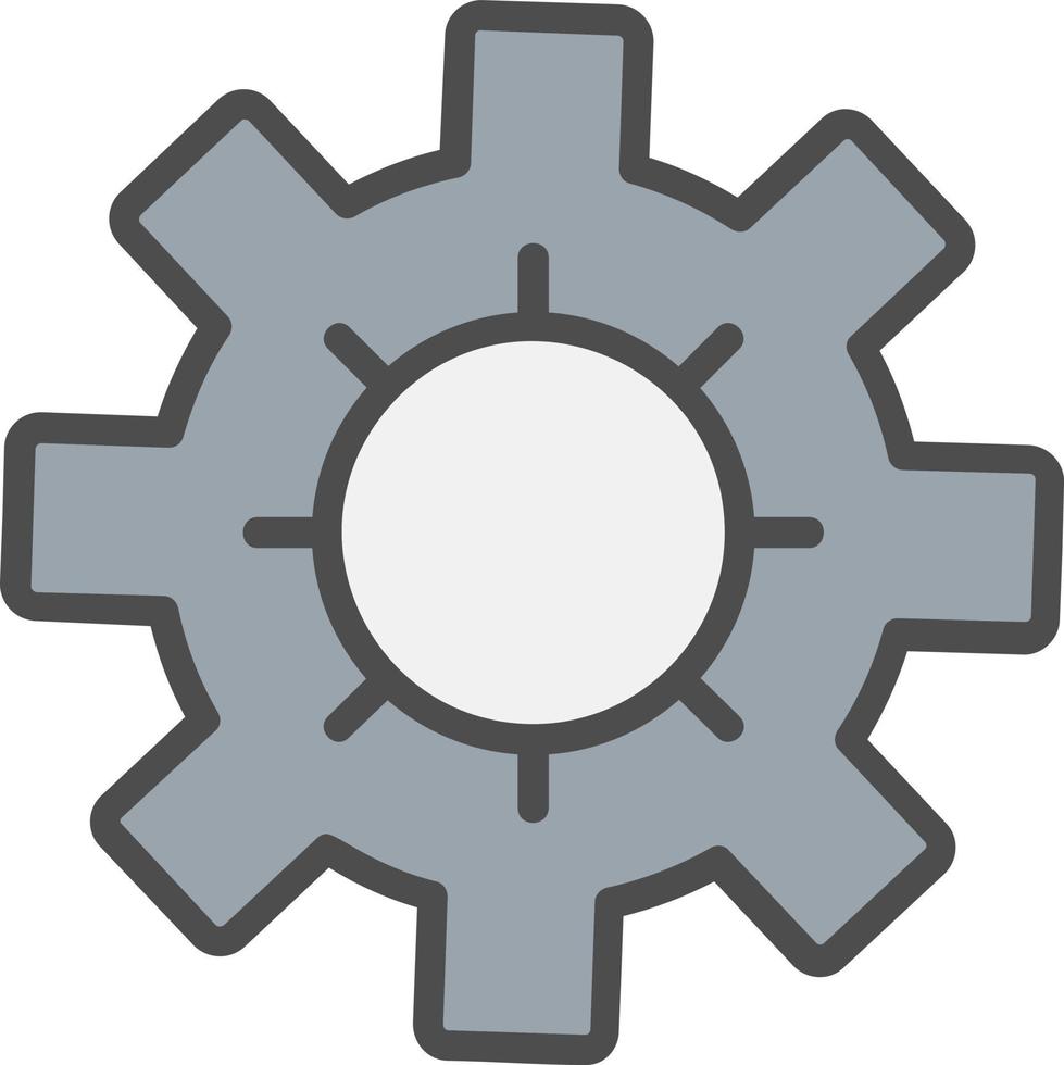 Cog Vector Icon 17032939 Vector Art at Vecteezy