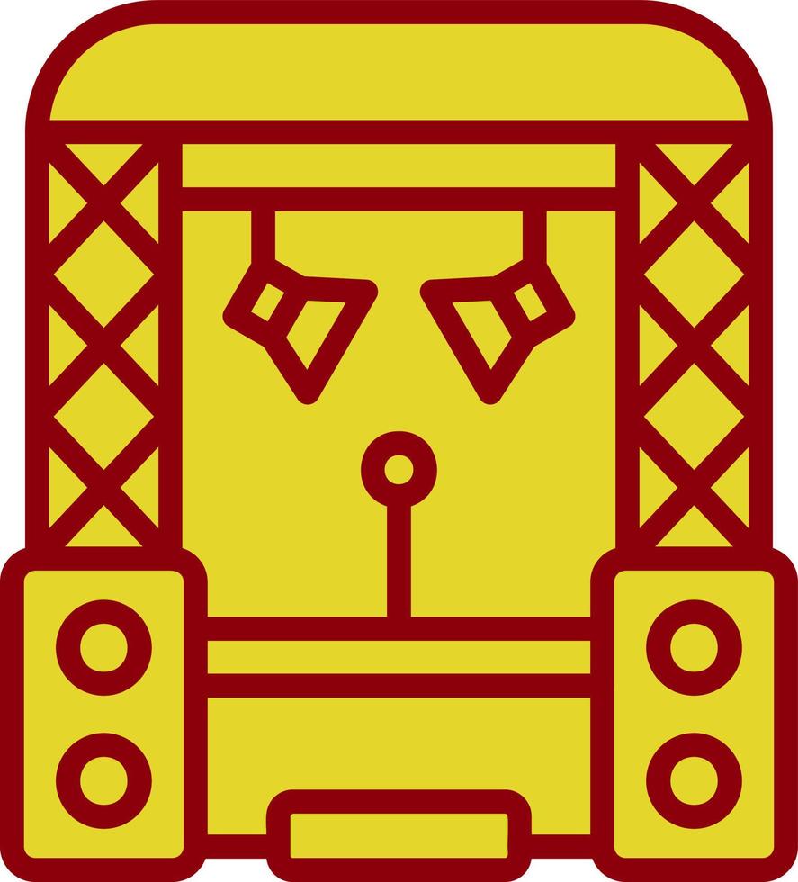 Stage Vector Icon Design