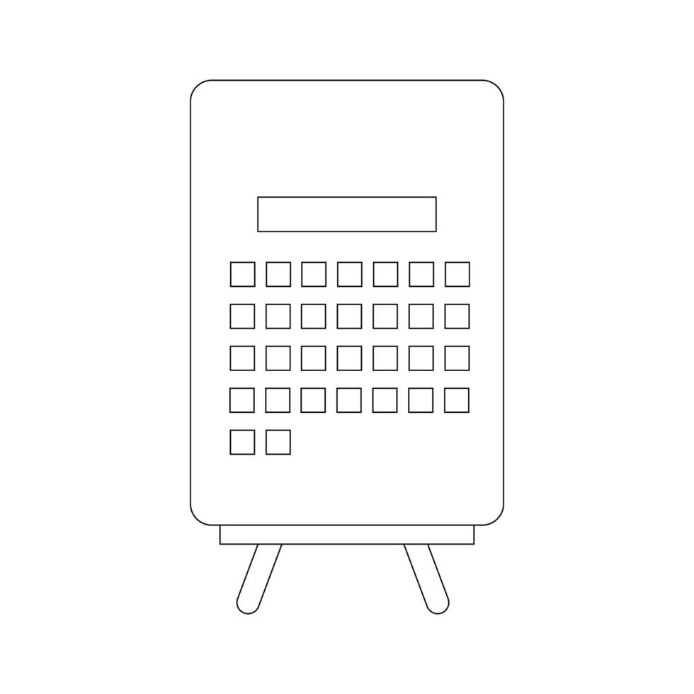vector de ilustración de icono de calendario
