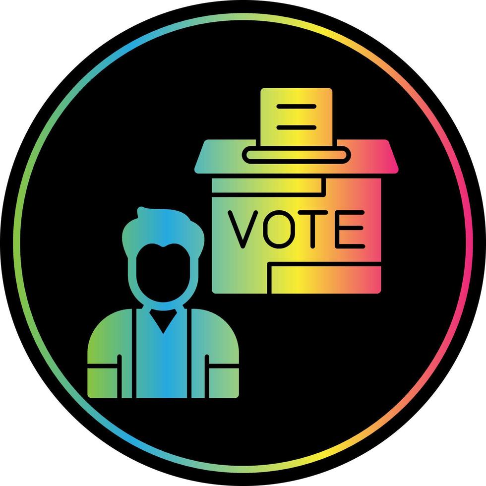 Polling Vector Icon Design