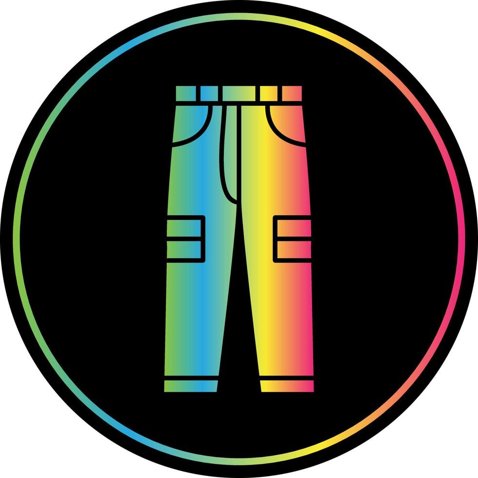 diseño de icono de vector de pantalones